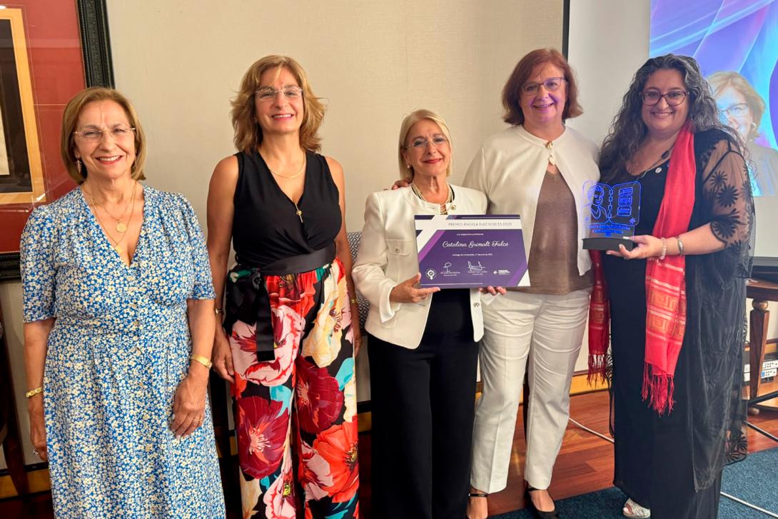 Catalina Grimalt recibe el Premio Ángela Ruiz Robles por su liderazgo en innovación tecnológica en el Port de Barcelona