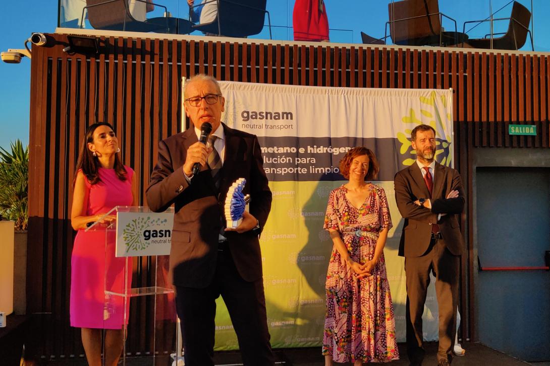 josé alberto carbonell, director del port de barcelona, en el discurso de agradecimiento del premio a la innovación y sostenibilidad. josé alberto carbonell, director del port de barcelona, en el discurso de agradecimiento del premio a la innovación y sostenibilidad.