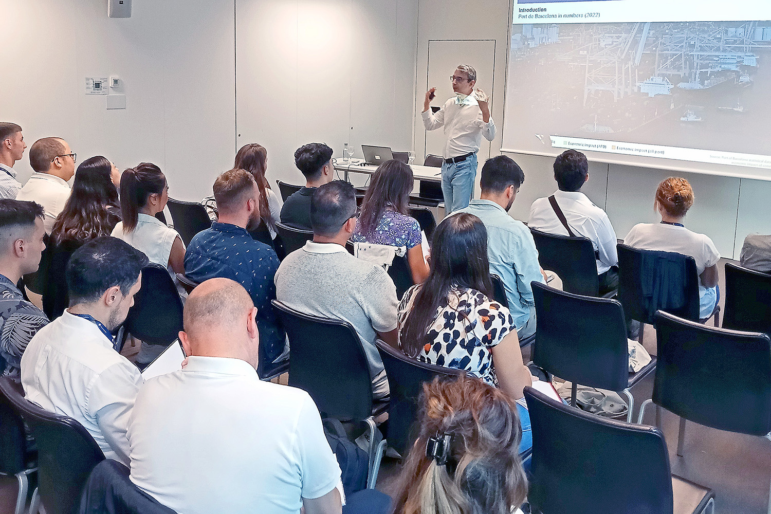 bienvenido al puerto de barcelona