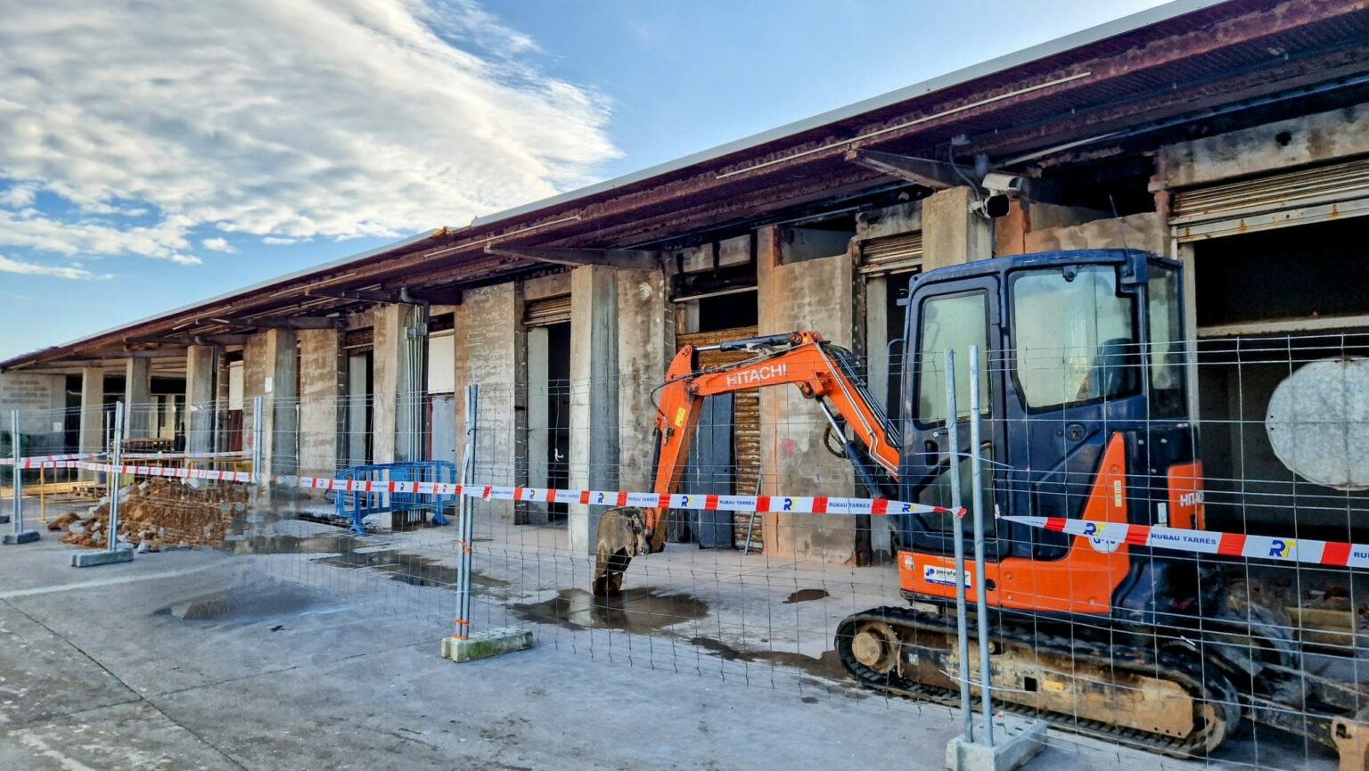 obras de emergencia en el puerto de escala hoy