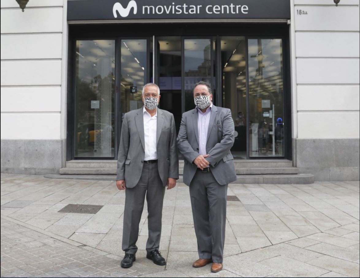 pere navarro del consorcio zona franca y josé manuel casas de telefónica