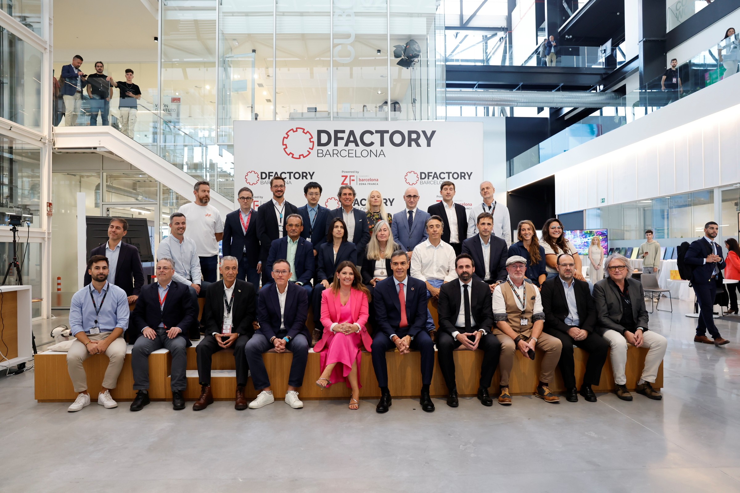 Pedro Sánchez visita el DFactory con motivo de la Barcelona New Economy Week