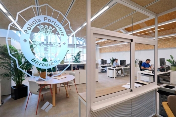 las instalaciones de la policía portuaria de barcelona.
