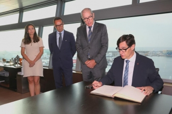 visita president illa al port de barcelona