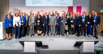 los participantes en la reunión de ayer de la declaración de hamburgo.