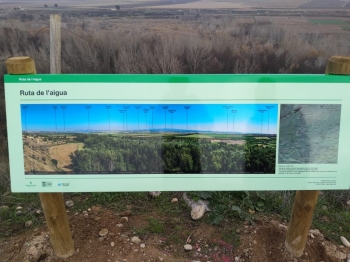insitu patrimoni i turisme finalitza la senyalització de la ruta de l’aigua d’alguaire