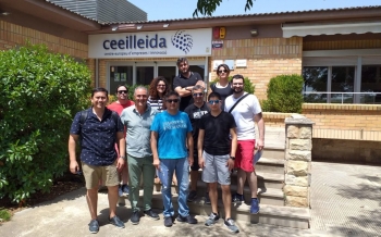 un grup d’estudiants universitaris de llatinoamèrica visita el ceeilleida