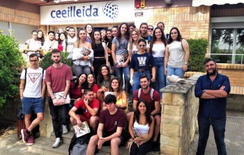 visita d’un grup d’estudiants de comunicació audiovisual al ceeilleida