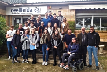 el ceeilleida rep la visita de 60 estudiants en cinc dies