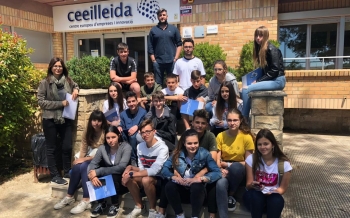 visita d’estudiants de l’institut caparrella al ceeilleida