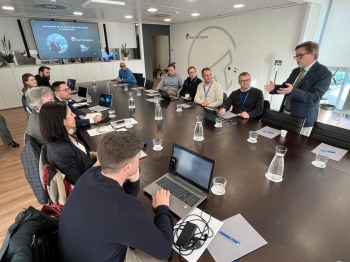junta directiva de ticsud, celebrada en las instalaciones del puerto de tarragona.