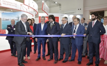 el secretario de infraestructuras y movilidad de la generalitat de catalunya, ricard font, inaugura el sil 2018